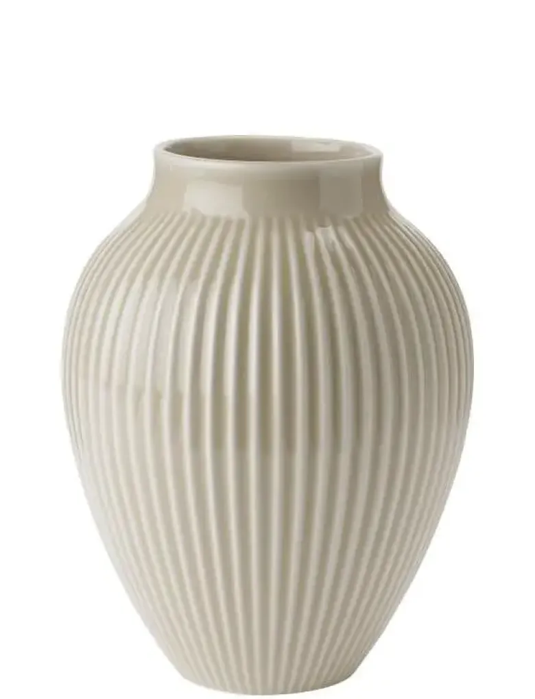 Knabstrub vase H20 cm Sand