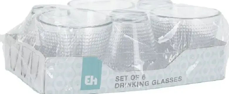 Koopman Drikkeglas 6stk 220 ml