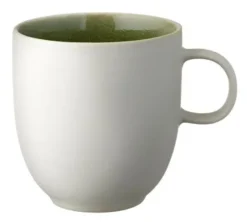 Krus North 33 cl Matte white/Shiny moss