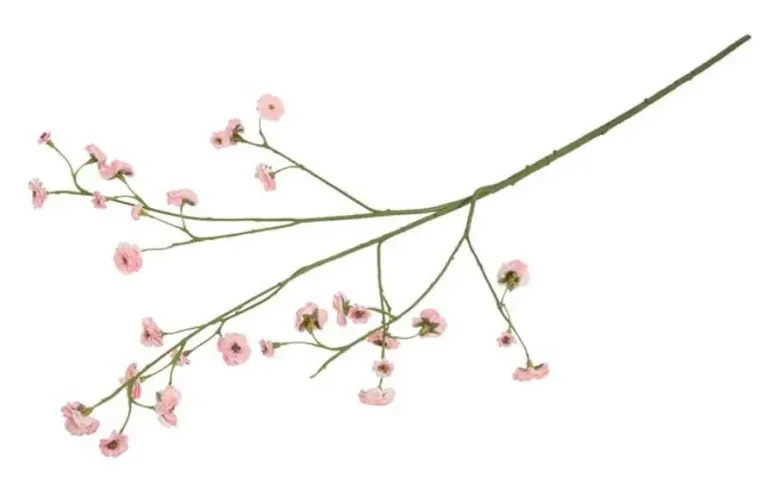 Kunstig blomst Diamant rose rosa