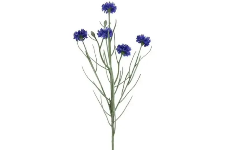 Kunstig blomst Kornblomst buket blå