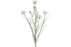 Kunstig blomst Kornblomst buket hvid