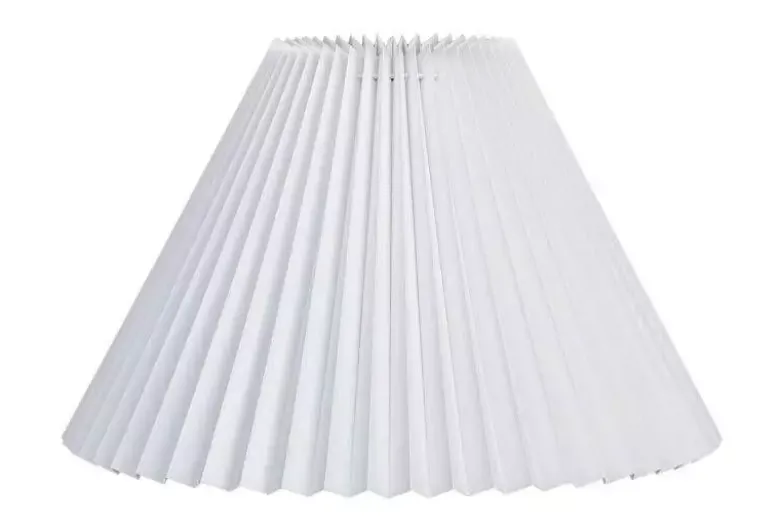 Lampeskærm hvid PVC 18 cm