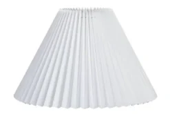 Lampeskærm hvid PVC 25 cm