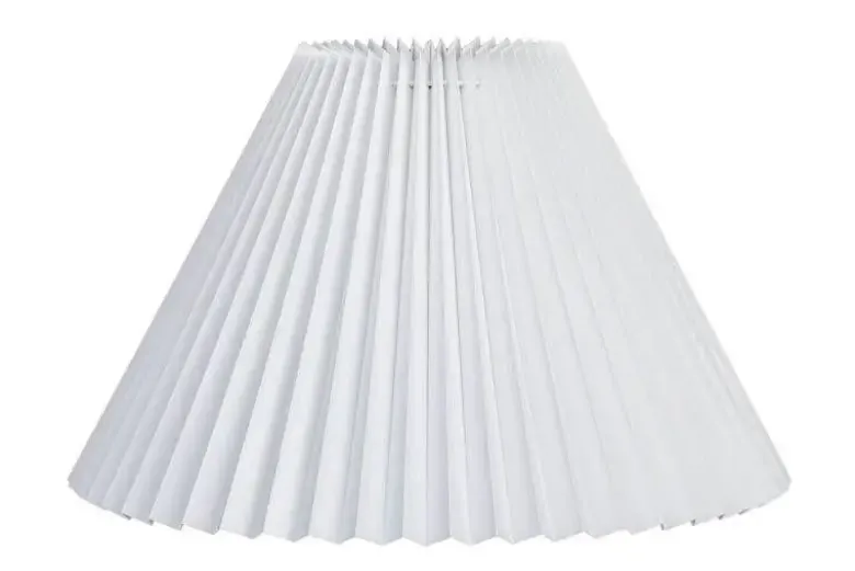 Lampeskærm hvid PVC 25 cm