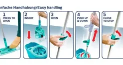 Leifheit Gulvvaskersæt CLEAN TWIST M ERGO 6 liter