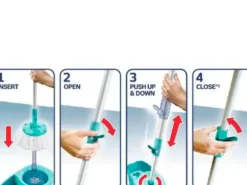 Leifheit Rotation Disc Mop Ergo Gulvvaskersæt
