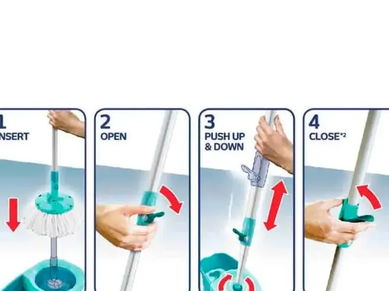 Leifheit Rotation Disc Mop Ergo Gulvvaskersæt
