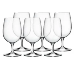 Luigi Bormioli Palace ølglas på fod 42 cl 6 stk