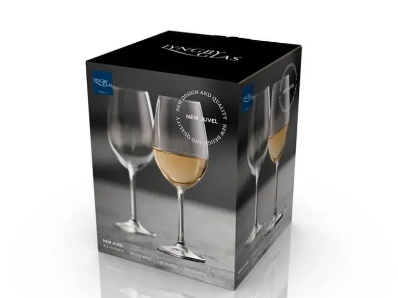 Lyngby glas NEW Juvel hvidvin 45 cl 4 stk