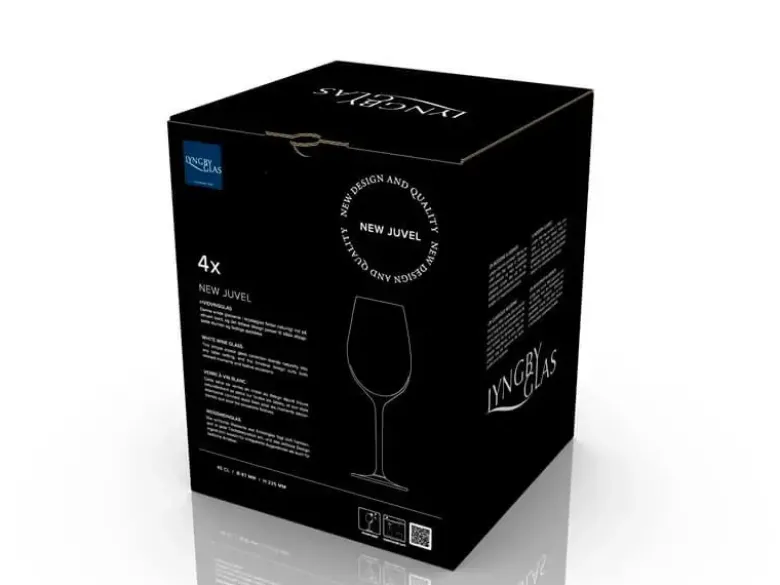 Lyngby glas NEW Juvel hvidvin 45 cl 4 stk