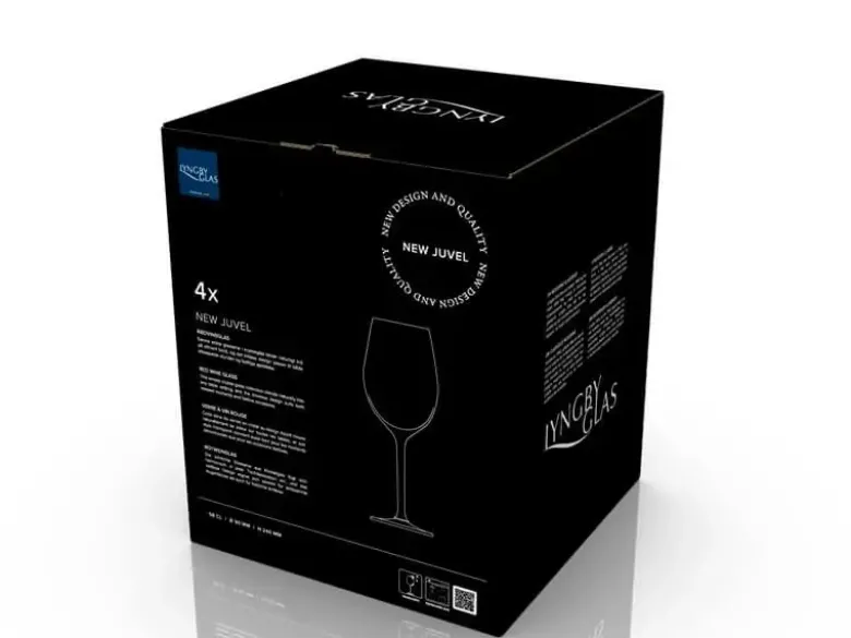 Lyngby glas NEW Juvel rødvin 58 cl 4 stk