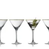 Lyngby Glas Palermo Gold Martiniglas 25cl 4-pak