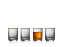Lyngby Glas Palermo Gold Shotsglas 6cl 6-pak