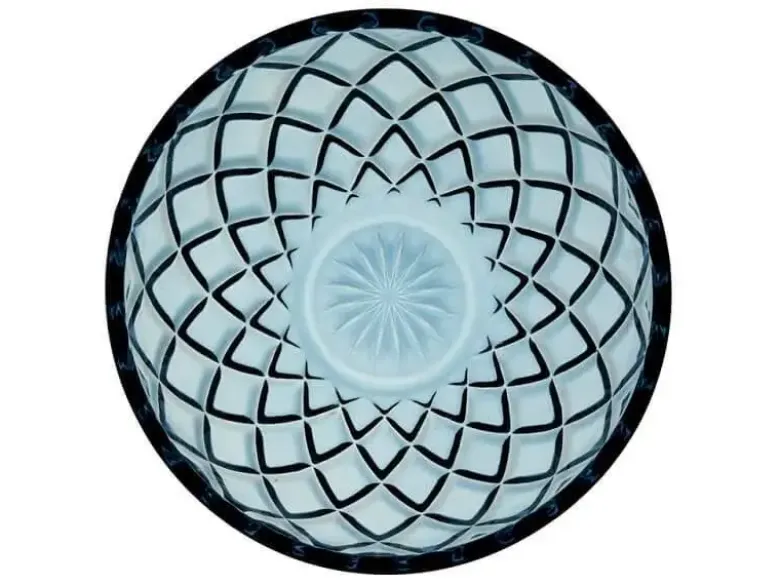Lyngby Glas Sorrento skål Dia 12 cm 4 stk Blå