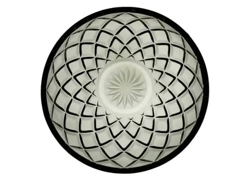 Lyngby Glas Sorrento skål Dia 12 cm 4 stk Smoke
