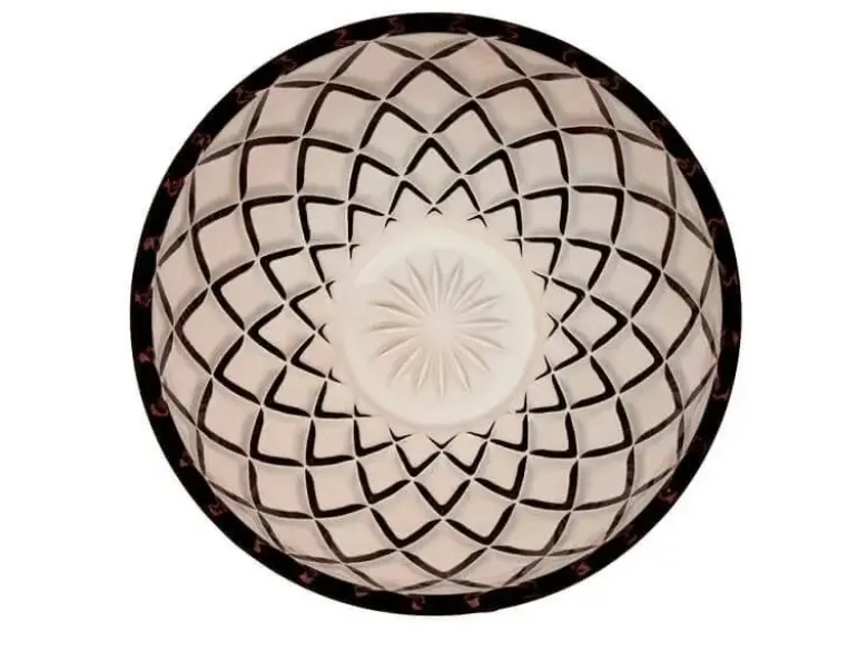 Lyngby Glas Sorrento skål Dia 12 cm 4 stk Pink