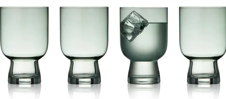 Lyngby Glas Sorrento Vandglas 30 cl 4 stk. Grøn
