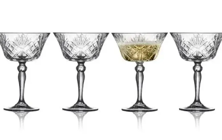 Lyngby Melodia Champagneskål 4 stk
