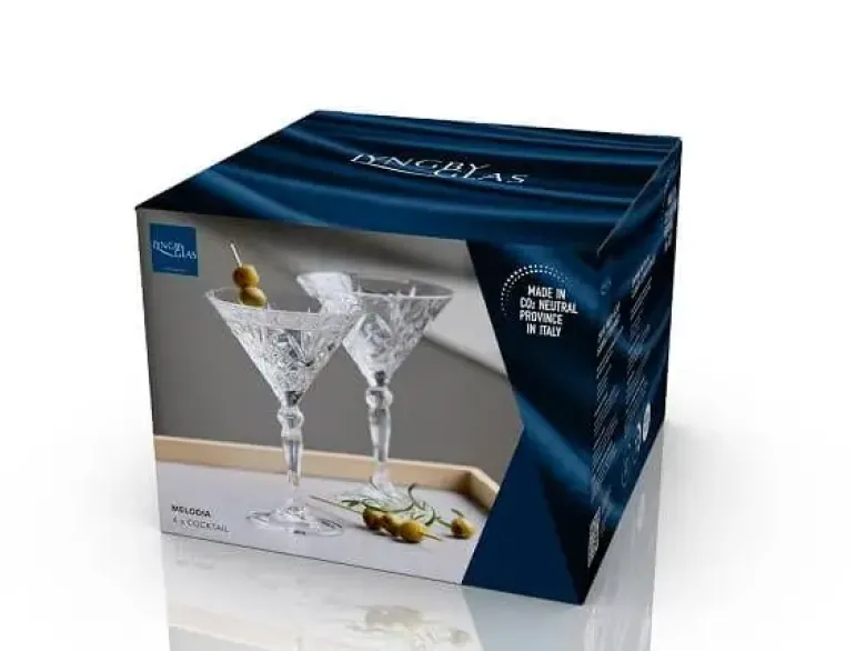 Lyngby Melodia Martiniglas 4 stk