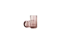 Lyngby mundblæst glasvase12 cm - Burgundy