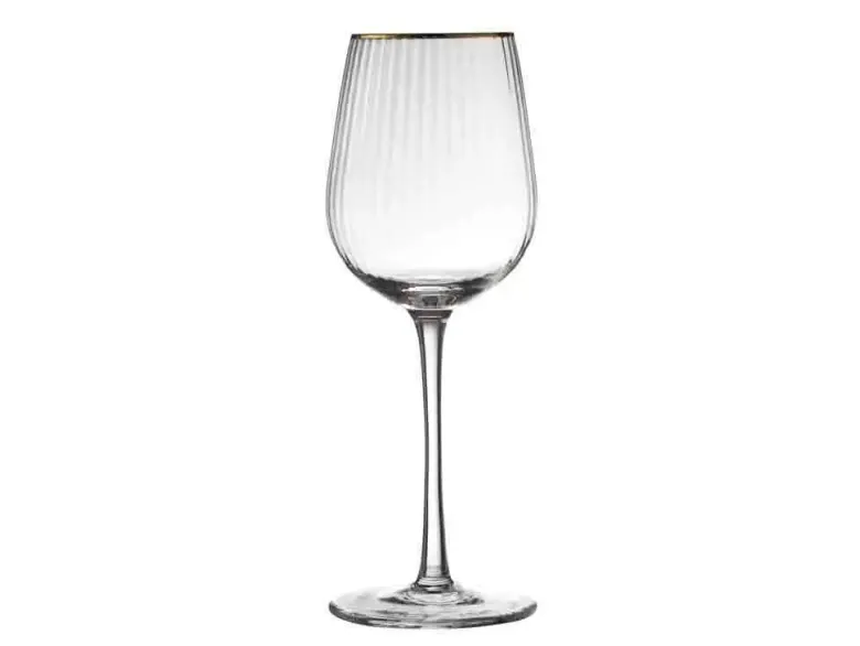Lyngby Palermo Gold Hvidvinsglas