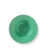 Lyngby Porcelæn Rhombe Color Dyb tallerken Ø24,5 cm Grøn