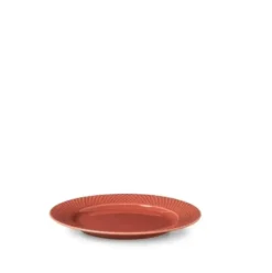 Lyngby Porcelæn Rhombe Color frokosttallerken Ø23 cm terracotta