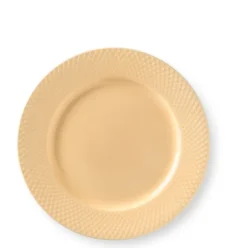 Lyngby Porcelæn Rhombe Color Middagstallerken Ø27 cm Sand