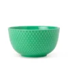 Lyngby Porcelæn Rhombe Color skål 11 cm grøn
