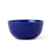 Lyngby Porcelæn Rhombe Color skål 13 cm mørk blå