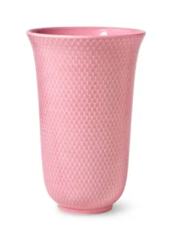 Lyngby Porcelæn Rhombe Color vase H20 Rosa