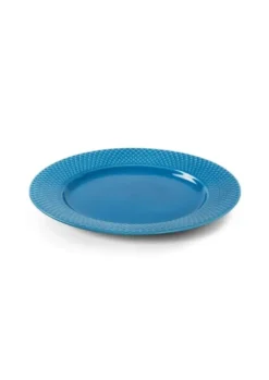 Lyngby Porcelæn Rhombe Colour middagstallerken Ø27 cm blå