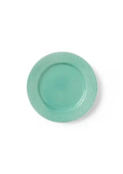 Lyngby Porcelæn Rhombe Colour frokosttallerken Ø21 cm aqua