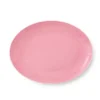 Lyngby Porcelæn Rhombe Colour ovalt serveringsfad 28,5x21,5 cm Rosa