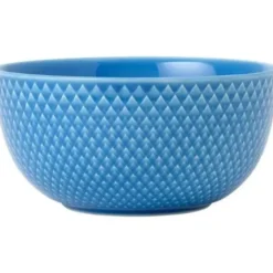 Lyngby Porcelæn Rhombe skål blå 13 cm