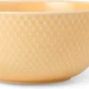 Lyngby Porcelæn Rhombe skål Sand 13 cm