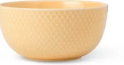 Lyngby Porcelæn Rhombe skål Sand 13 cm