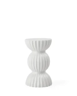 Lyngby Porcelæn Tura Kronelysestage H14 hvid