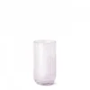 Lyngby vase 20 cm pink glas
