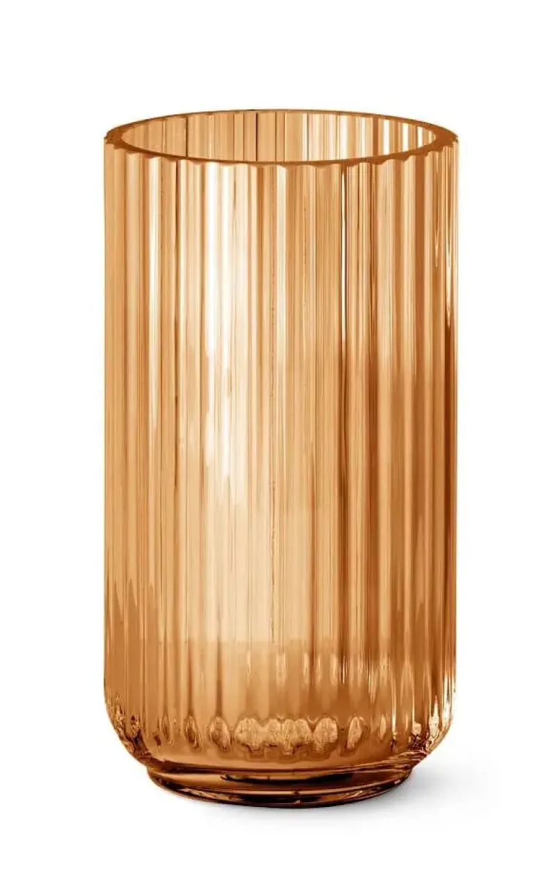Lyngby Vasen 20cm Amber