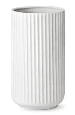 Lyngby vasen 25 cm hvid Porcelæn