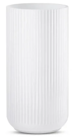 Lyngby vase opal hvid 20 cm