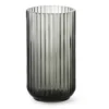 Lyngby vase røgfarvet 20 cm