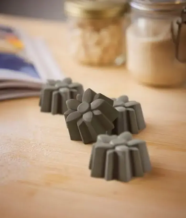 Mette Blomsterbergs Blomst Muffinform 6 stk. Latte