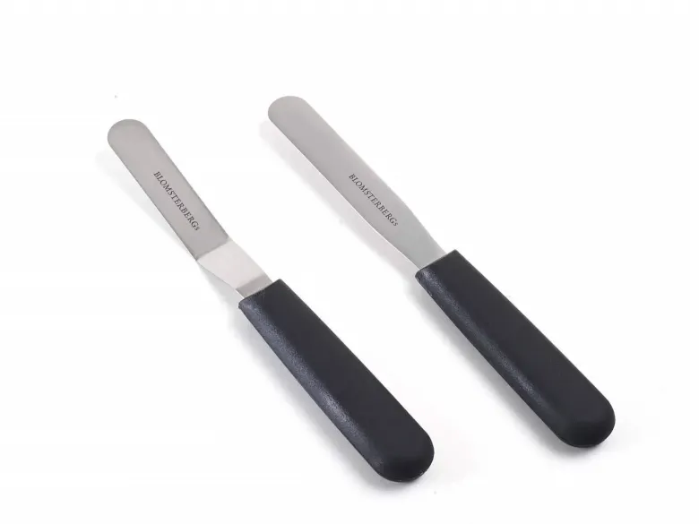 Mette Blomsterbergs Mini Paletkniv 11 cm sæt af 2 Grå