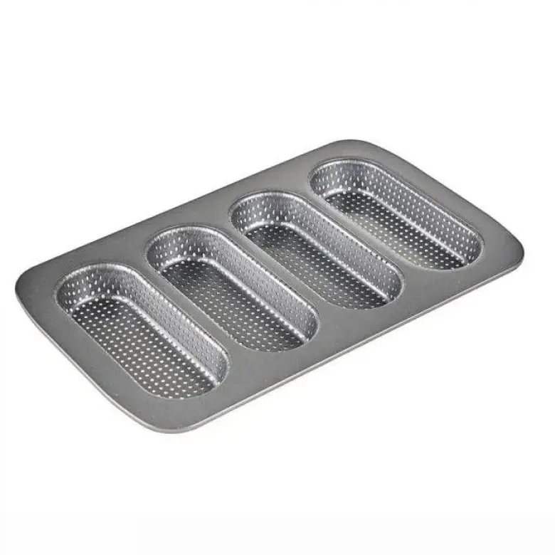 Mette Blomsterbergs Sandwichform til 4 boller - 34x21,5 cm