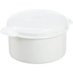 Microbox 1,65L rund hvid