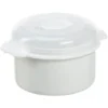 Microbox 0,5L rund hvid