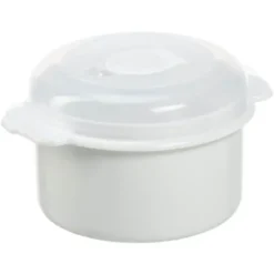 Microbox 0,5L rund hvid